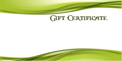 Gift cert