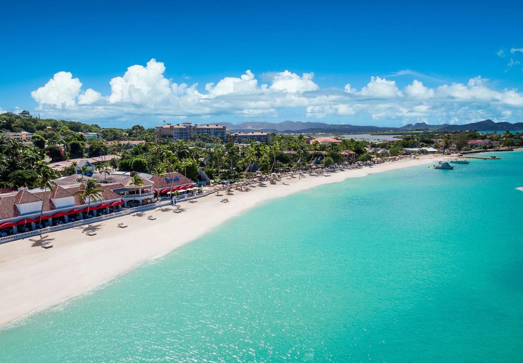 Sandals with best beach Antigua