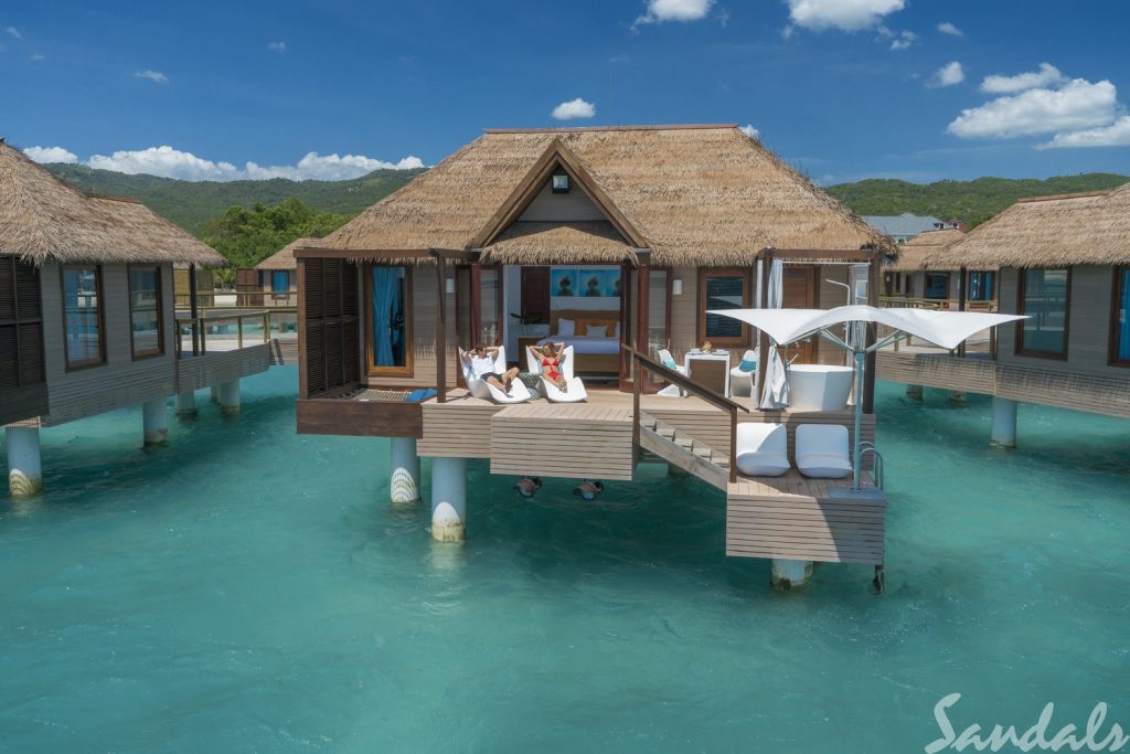 Overwater Bungalows- Sandals Platinum Protocol