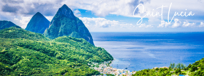 Ideal honeymoon destination Saint Lucia